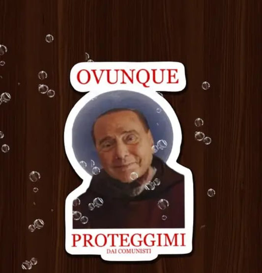 Adesivo "Ovunque Proteggimi dai Comunisti" - Edizione Limitata